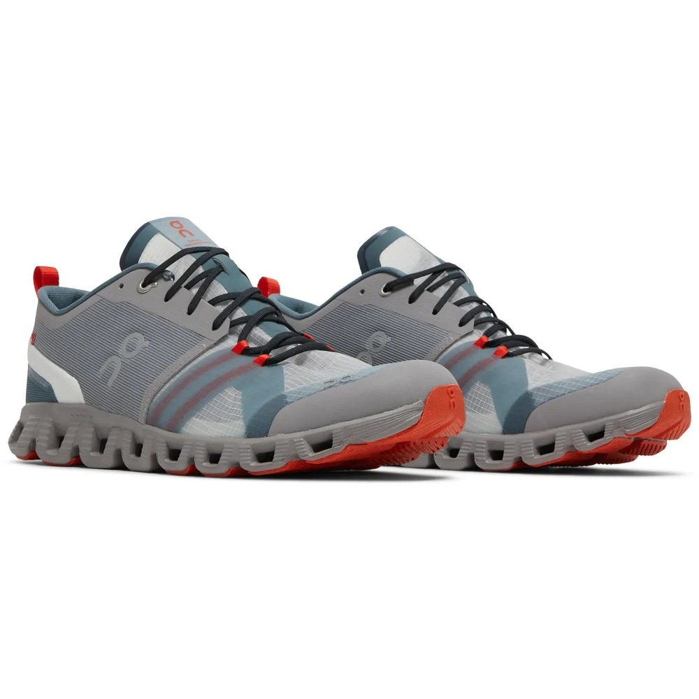 On Cloud X Shift Women's Size 5.5 Mesh Sneaker Alloy/Red Running Shoes NEW